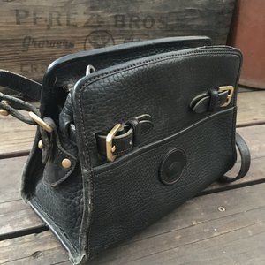Vintage Dooney & Bourke Zip Top Buckle Shoulder Bag